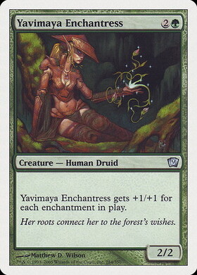 (9ED)Yavimaya Enchantress/ヤヴィマヤの女魔術師