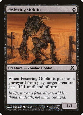 (10E)Festering Goblin(F)/ただれたゴブリン