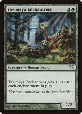 (10E)Yavimaya Enchantress(F)/ヤヴィマヤの女魔術師