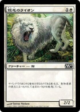 (M10)銀毛のライオン/SILVERCOAT LION