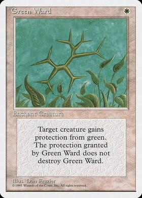 (30A)Green Ward(317)(旧枠)/緑の護法印