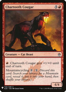 (A25)Chartooth Cougar(LIST仕様)/黒焦げ牙のクーガー
