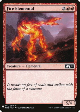 (M19)Fire Elemental(LIST仕様)/炎の精霊
