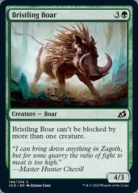 (IKO)Bristling Boar/逆毛の猪