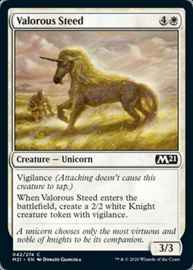 (M21)Valorous Steed/勇敢な駿馬