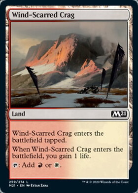 (M21)Wind-Scarred Crag/風に削られた岩山