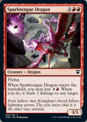 (CMR)Sparktongue Dragon/電光吠えのドラゴン