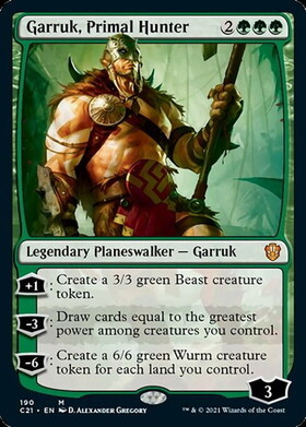 (C21)Garruk Primal Hunter/原初の狩人、ガラク