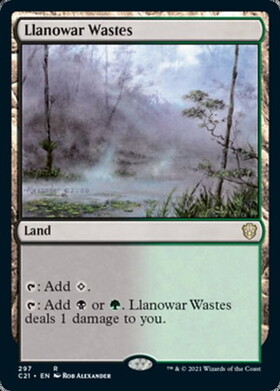 (C21)Llanowar Wastes/ラノワールの荒原