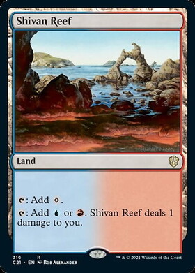 (C21)Shivan Reef/シヴの浅瀬