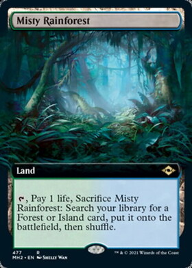 (MH2)Misty Rainforest(拡張枠)/霧深い雨林