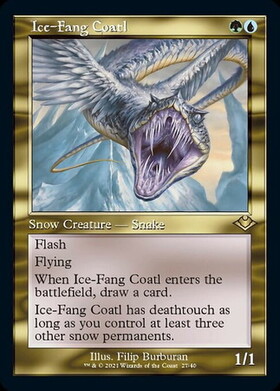 (MH2)Ice-Fang Coatl(旧枠)(F)/氷牙のコアトル