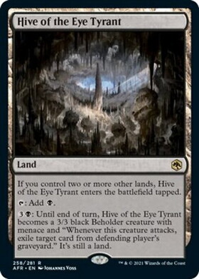 (AFR)Hive of the Eye Tyrant/目玉の暴君の住処