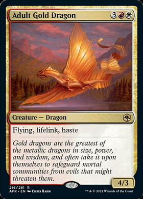 (AFR)Adult Gold Dragon(プロモP)(F)/アダルト・ゴールド・ドラゴン