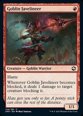 (AFR)Goblin Javelineer/ゴブリンの投槍兵