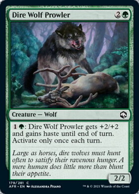 (AFR)Dire Wolf Prowler(F)/うろつくダイア・ウルフ