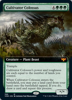 (VOW)Cultivator Colossus(拡張枠)/耕作する巨躯