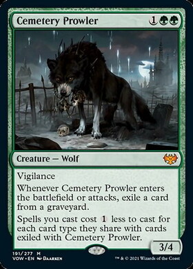(VOW)Cemetery Prowler(年度入)(F)/墓所のうろつくもの