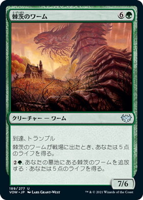 (VOW)棘茨のワーム(F)/BRAMBLE WURM