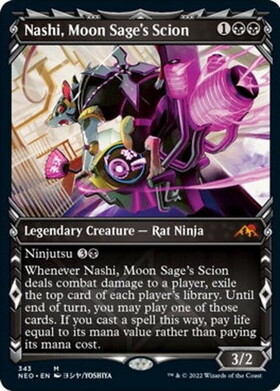 (NEO)Nashi Moon Sage's Scion(343)(ショーケース)(忍者)(F)/月の賢者の養子、ナシ
