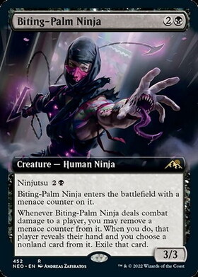 (NEO)Biting-Palm Ninja(452)(拡張枠)/噛掌の忍者