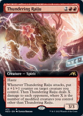(NEO)Thundering Raiju(472)(拡張枠)/轟く雷獣