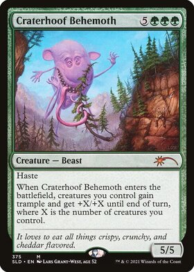 (SLD)Craterhoof Behemoth(375)/孔蹄のビヒモス