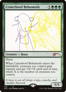 (SLD)Craterhoof Behemoth(376)/孔蹄のビヒモス