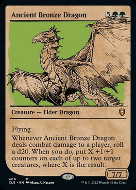 (CLB)Ancient Bronze Dragon(ショーケース)(ルールブック)(F)/エインシャント・ブロンズ・ドラゴン