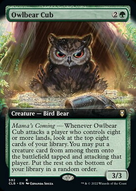 (CLB)Owlbear Cub(拡張枠)(F)/アウルベアの仔