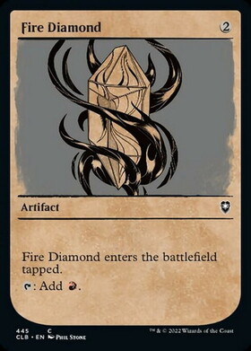 (CLB)Fire Diamond(ショーケース)(ルールブック)(F)/緋色のダイアモンド