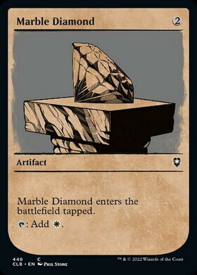 (CLB)Marble Diamond(ショーケース)(ルールブック)/乳白色のダイアモンド