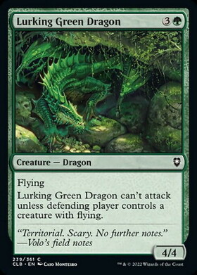 (CLB)Lurking Green Dragon/隠れ潜むグリーン・ドラゴン