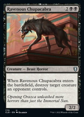 (CLB)Ravenous Chupacabra/貪欲なチュパカブラ