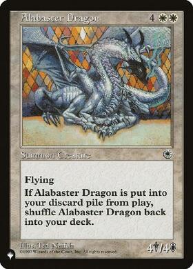 (POR)Alabaster Dragon(LIST仕様)/純白のドラゴン