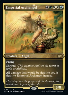 (2X2)Empyrial Archangel(493)(ショーケース)(エッチング)(F)/浄火の大天使