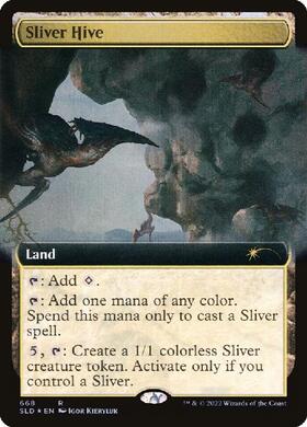 SLD)Sliver Hive(拡張枠)(F)/スリヴァーの巣 | (FOIL)神話レア・レア