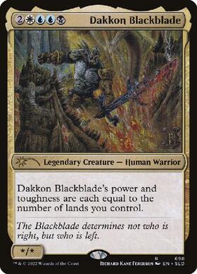 (SLD)Dakkon Blackblade(F)/黒き剣のダッコン