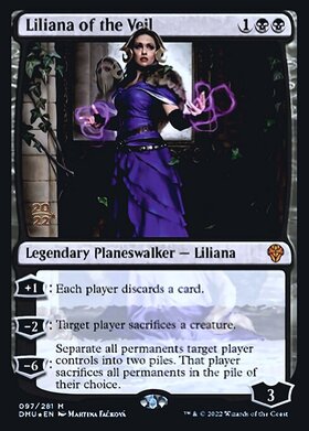 MM3)Liliana of the Veil/ヴェールのリリアナ | 神話レア・レア 