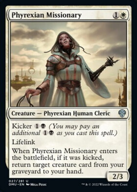 (DMU)Phyrexian Missionary/ファイレクシアの宣教師