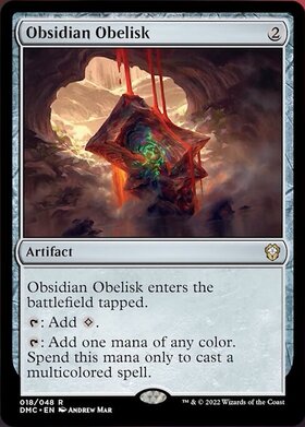 (DMC)Obsidian Obelisk/黒曜石のオベリスク