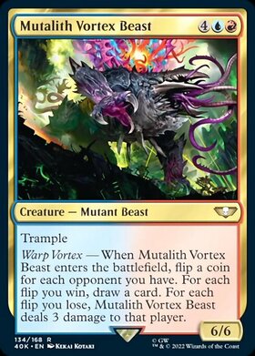 (40K)Mutalith Vortex Beast(134)(サージ)(F)/ミュータリス・ヴォーテックスビースト