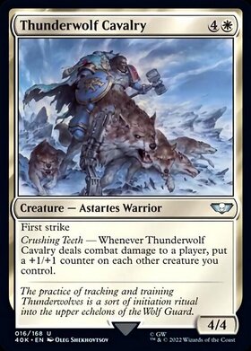 (40K)Thunderwolf Cavalry(016)(サージ)(F)/サンダーウルフ・キャバルリー