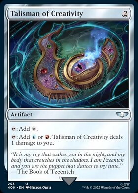 (40K)Talisman of Creativity(253)/独創のタリスマン