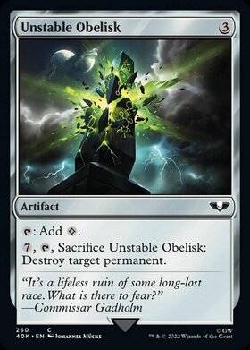 (40K)Unstable Obelisk(260)/不安定なオベリスク