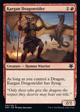 (GN3)Kargan Dragonrider/カルガの竜騎兵