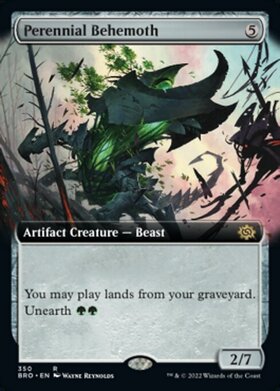 (BRO)Perennial Behemoth(拡張枠)/常緑のビヒモス