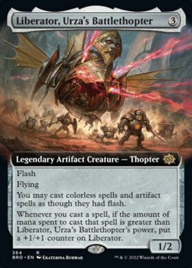 (BRO)Liberator Urza's Battlethopter(拡張枠)/ウルザの空戦艇、リベレーター号