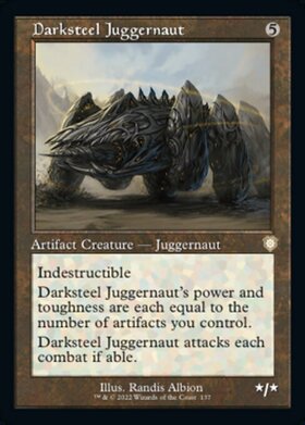 (BRC)Darksteel Juggernaut(旧枠)/ダークスティールの巨大戦車