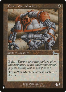 (LIST)Thran War Machine(ULG)/スランの戦争機械